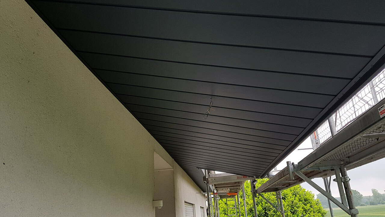 Maison individuelle recouverte de Siding PREFA anthracite